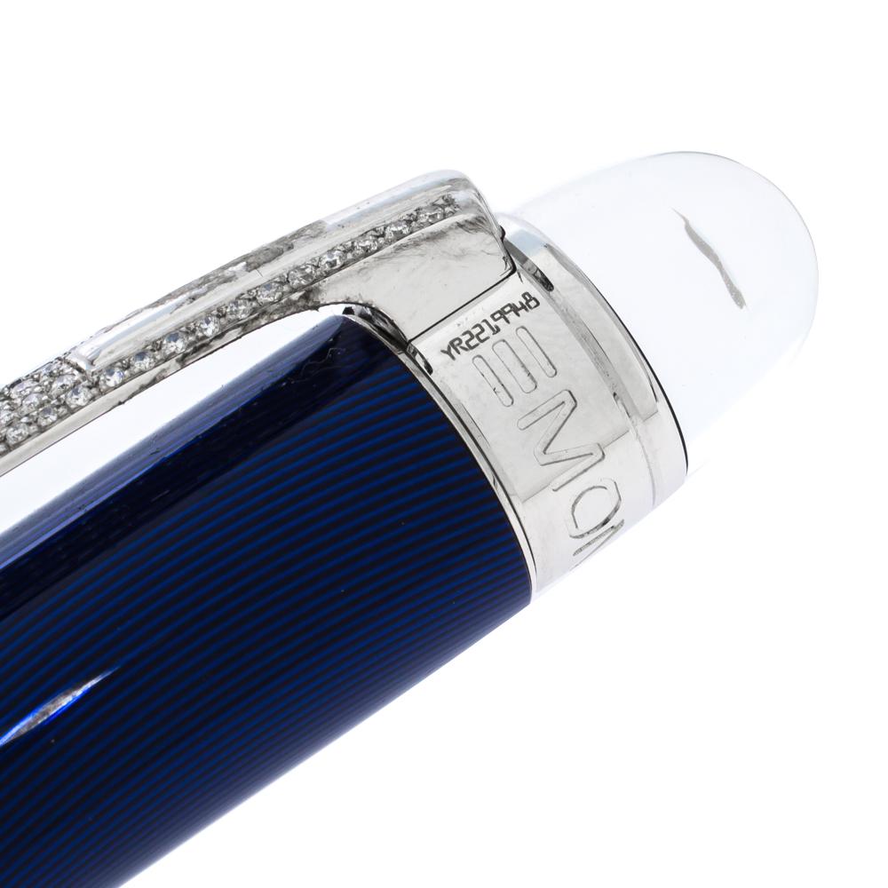 montblanc starwalker cool blue ballpoint pen