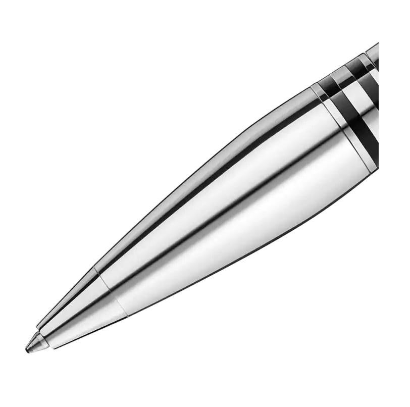 Features
Clip
Platinum-coated clip with embossed Montblanc brand name and individual serial number
Barrel
Platinum-coated
Writing System
Type
Ballpoint Pen.
118877