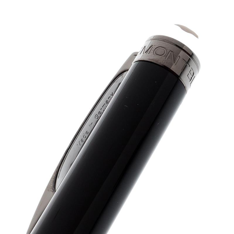 Montblanc StarWalker Midnight Black Resin Ruthenium Coated Ballpoint Pen In New Condition In Dubai, Al Qouz 2