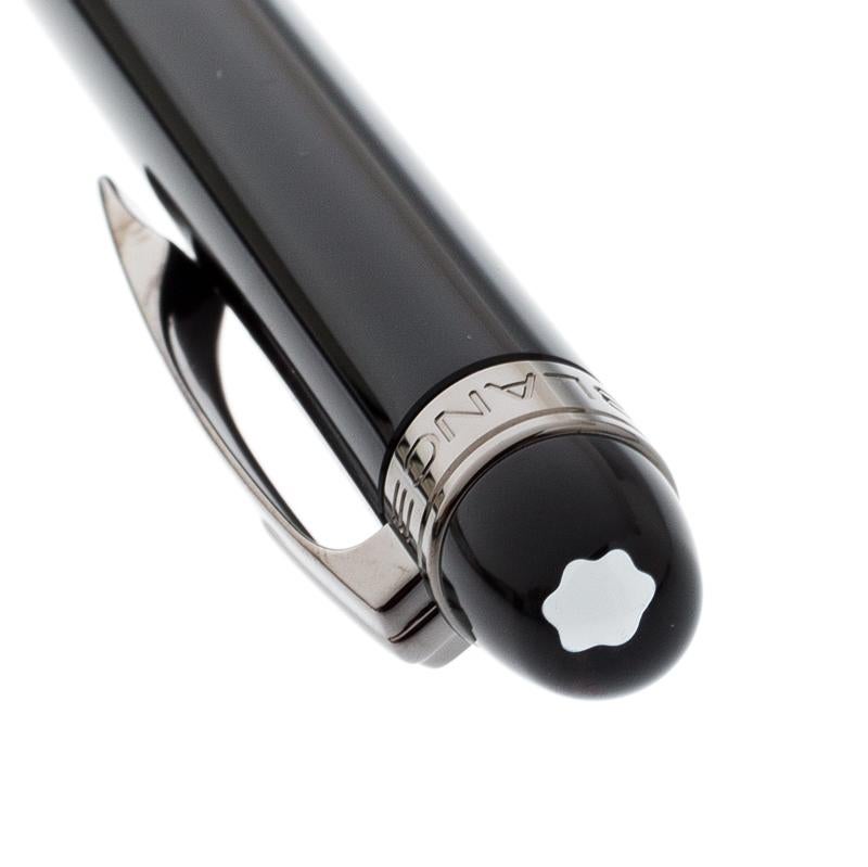 Men's Montblanc StarWalker Midnight Black Resin Ruthenium Coated Ballpoint Pen