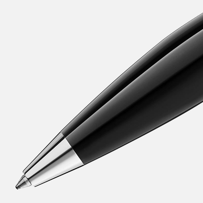 Features
Clip Platinum-coated clip with embossed Montblanc brand name and individual serial number
Barrel Black precious resin
Color Black
Writing System Ballpoint Pen
118848