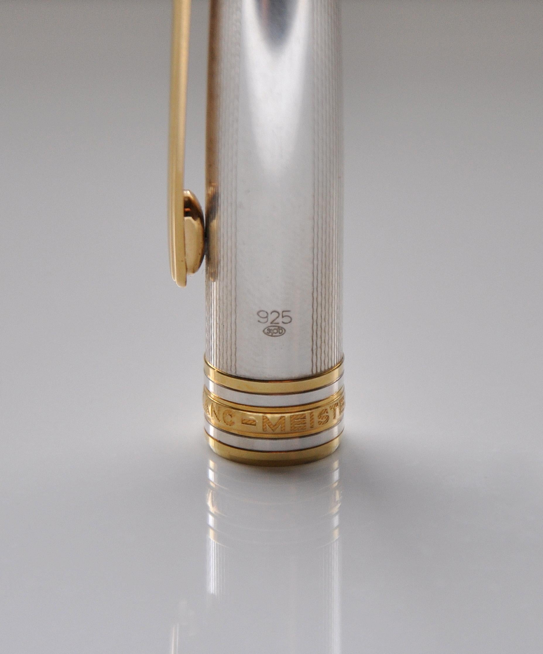 Matita Montblanc Sterling Silver Barley Corn 165 4