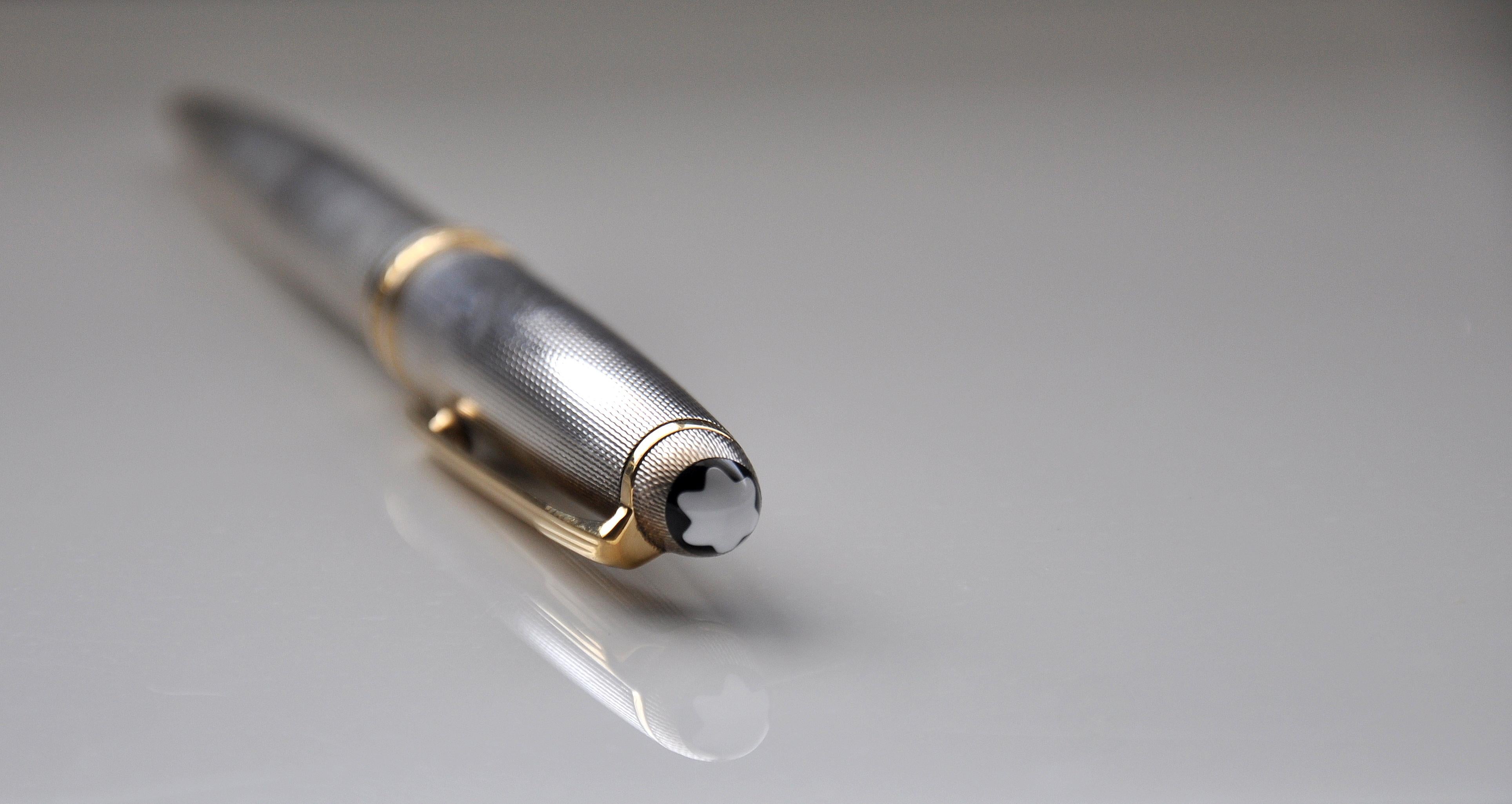montblanc sterling silver pen