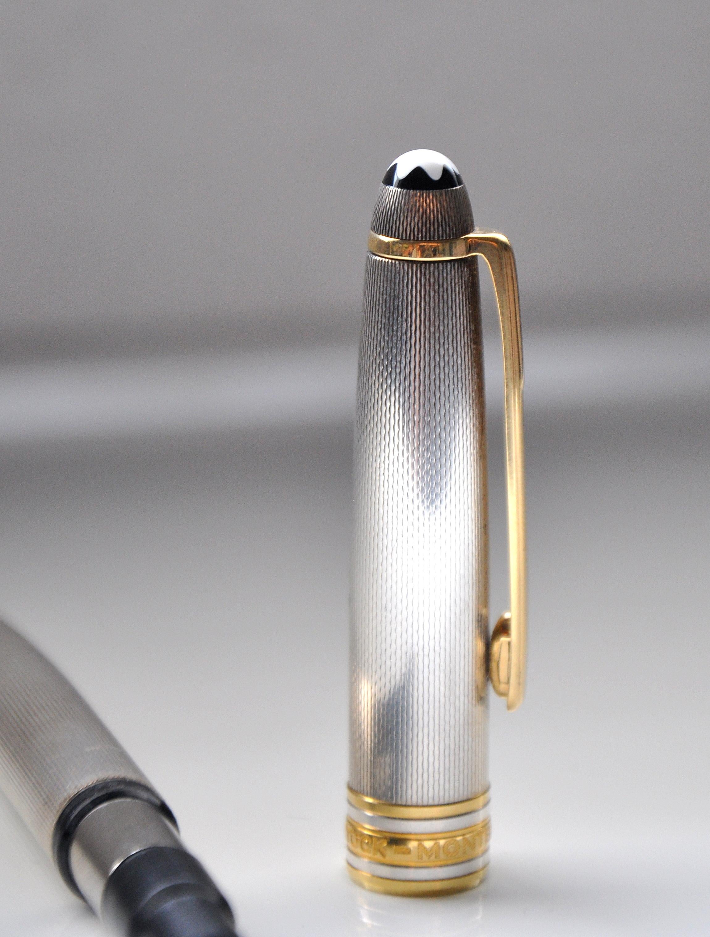 Plated Montblanc Sterling Silver Barley Corn 165 Pencil