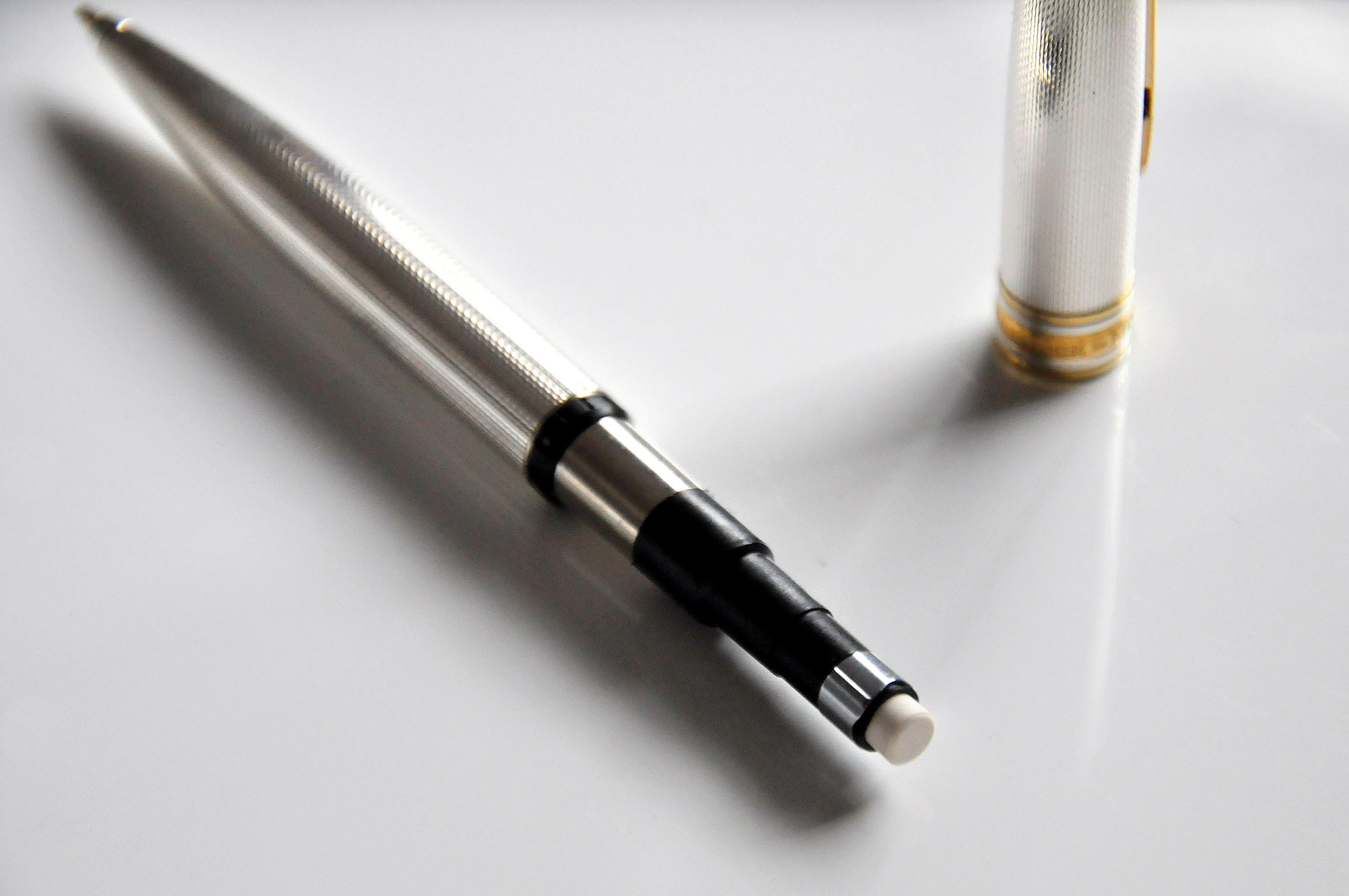 Montblanc Sterling Silver Barley Corn 165 Pencil In Good Condition In Miami, FL