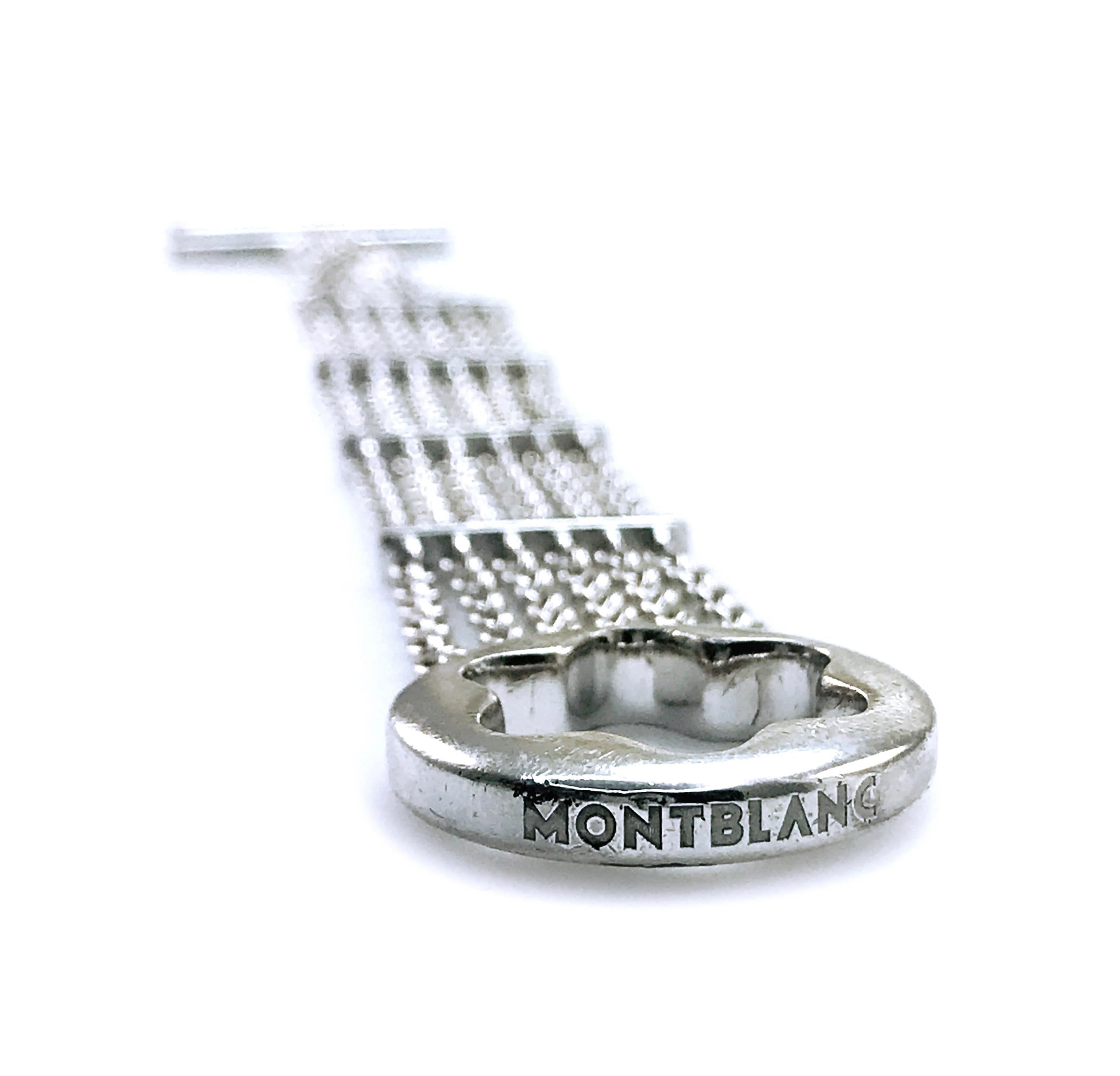 Montblanc Sterlingsilber Kette Armband (Zeitgenössisch) im Angebot