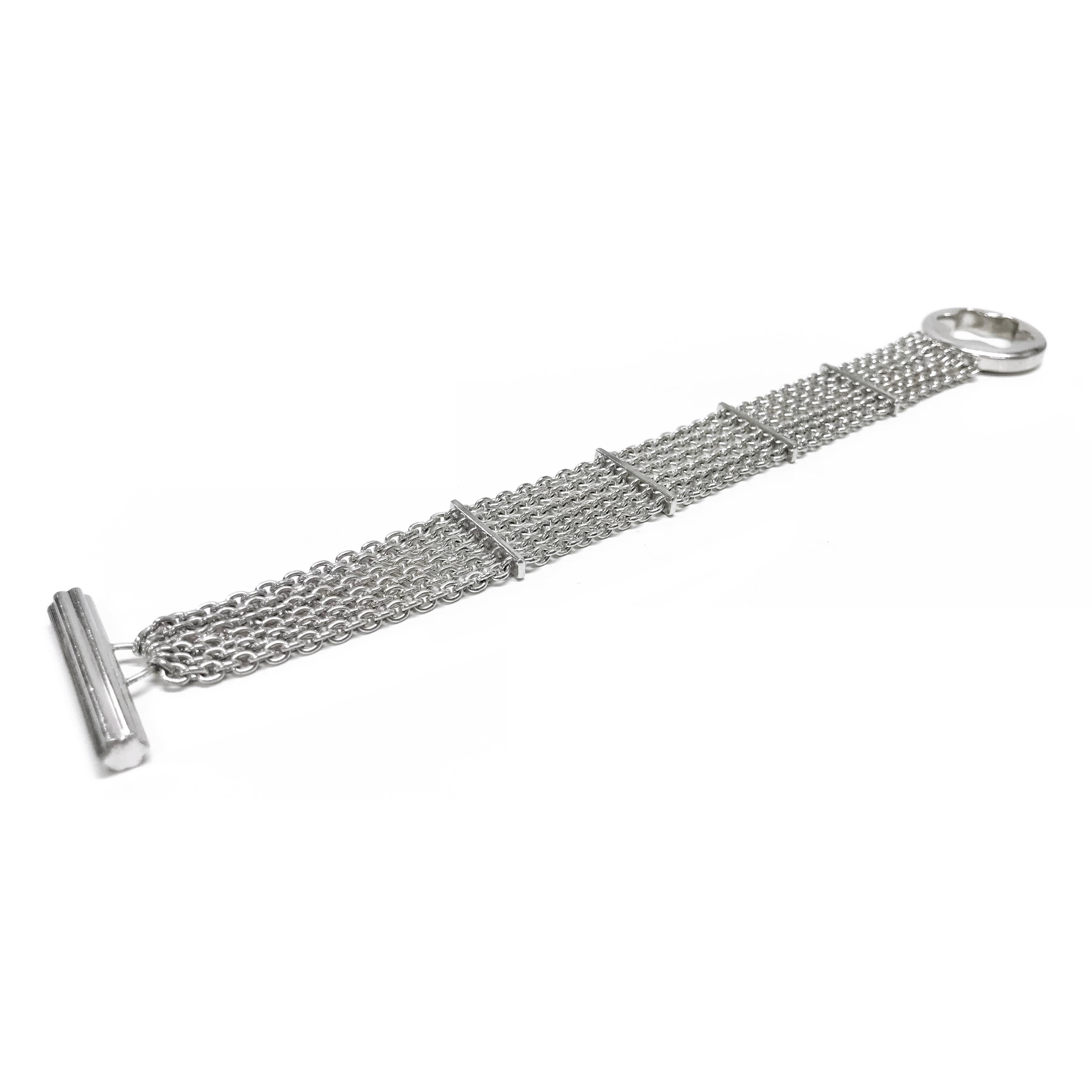 montblanc silver bracelet