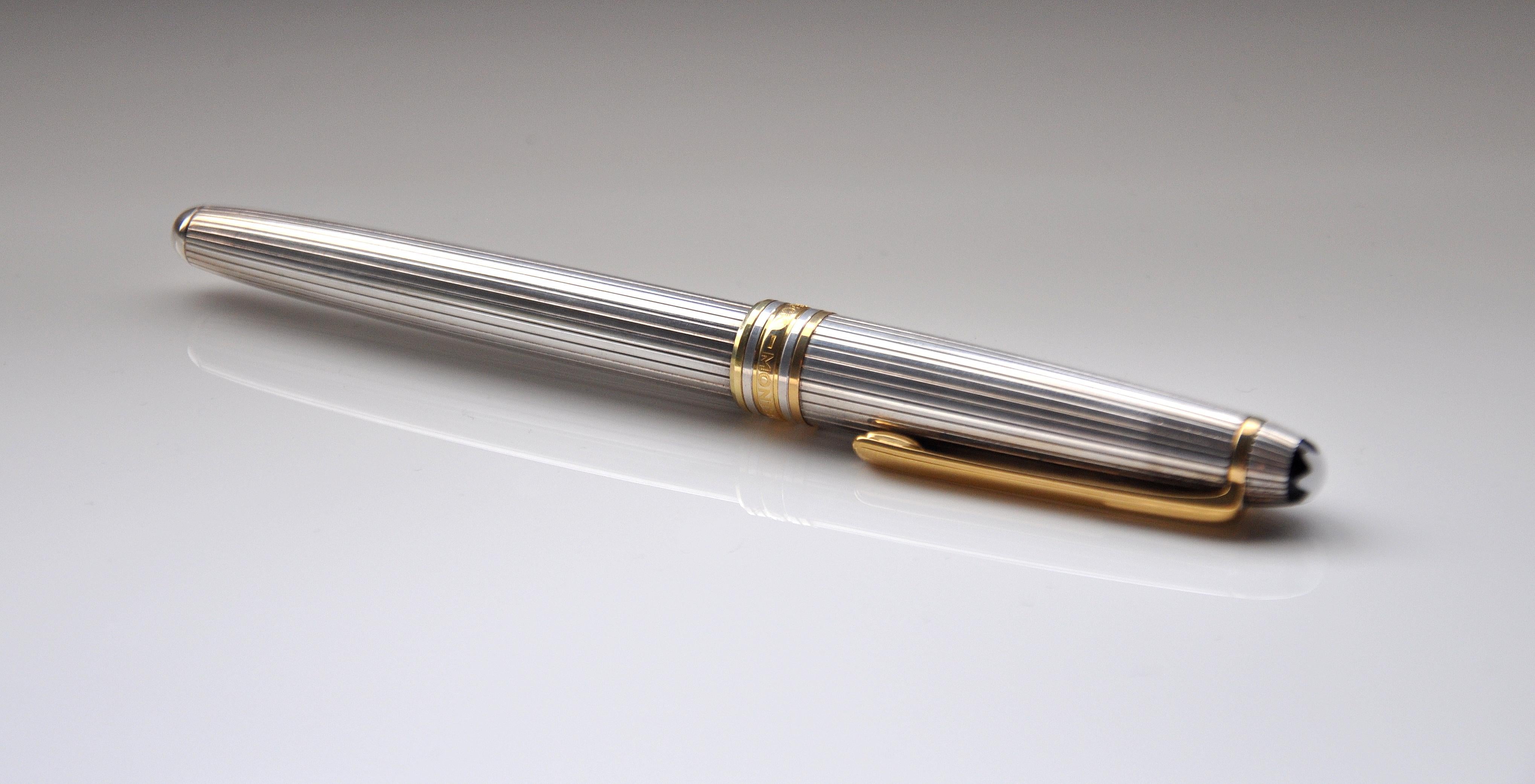 sterling silver montblanc pen
