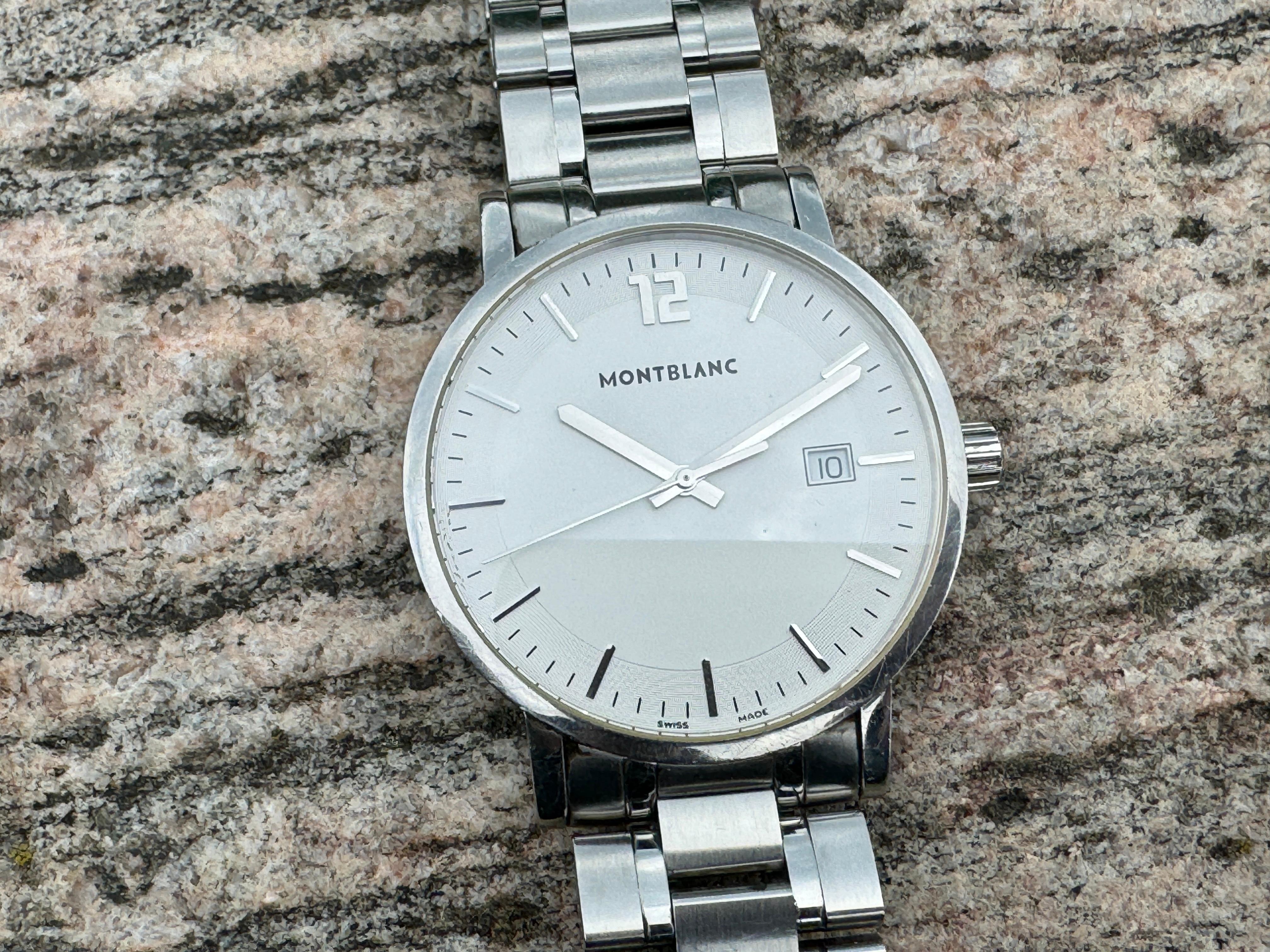 Montblanc Summit 7093 Edelstahl-Uhr 2