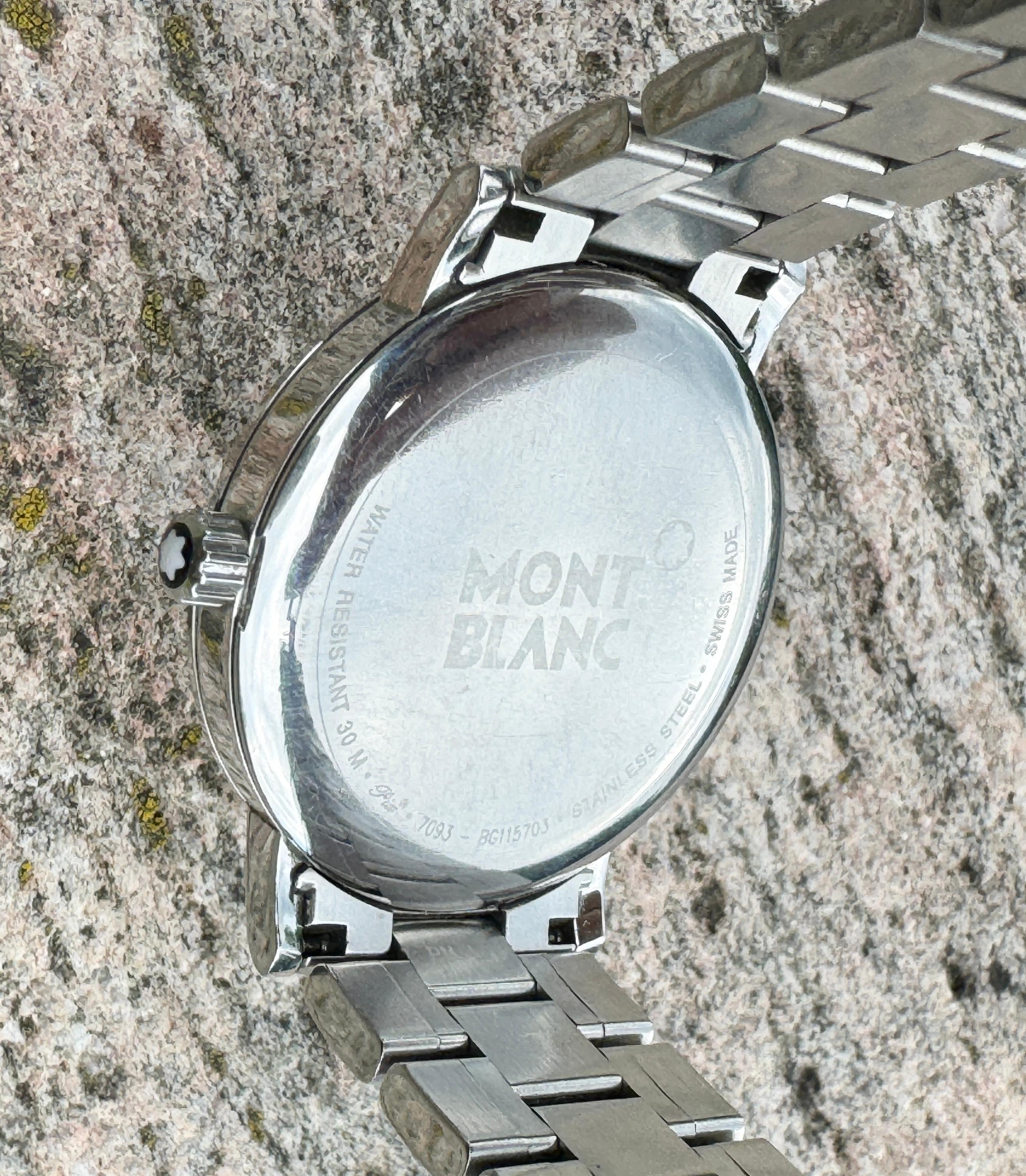 Montblanc Summit 7093 Edelstahl-Uhr 3