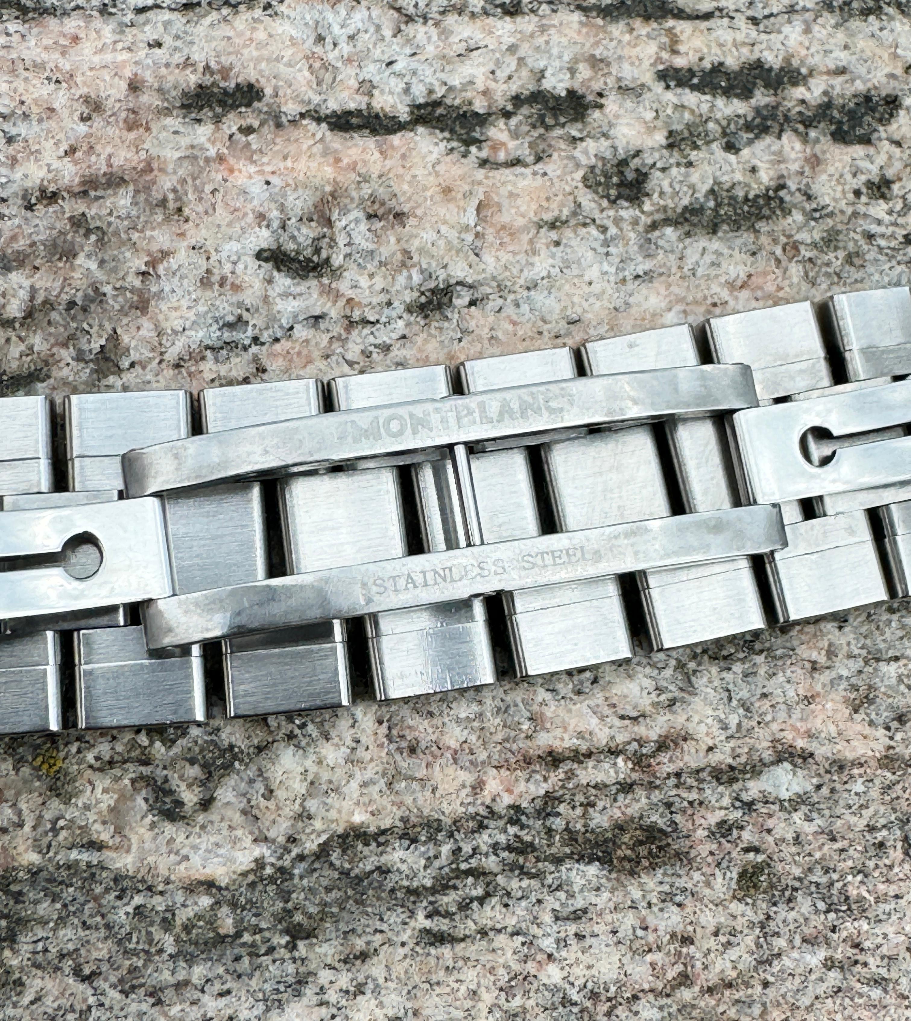 Montblanc Summit 7093 Edelstahl-Uhr 4