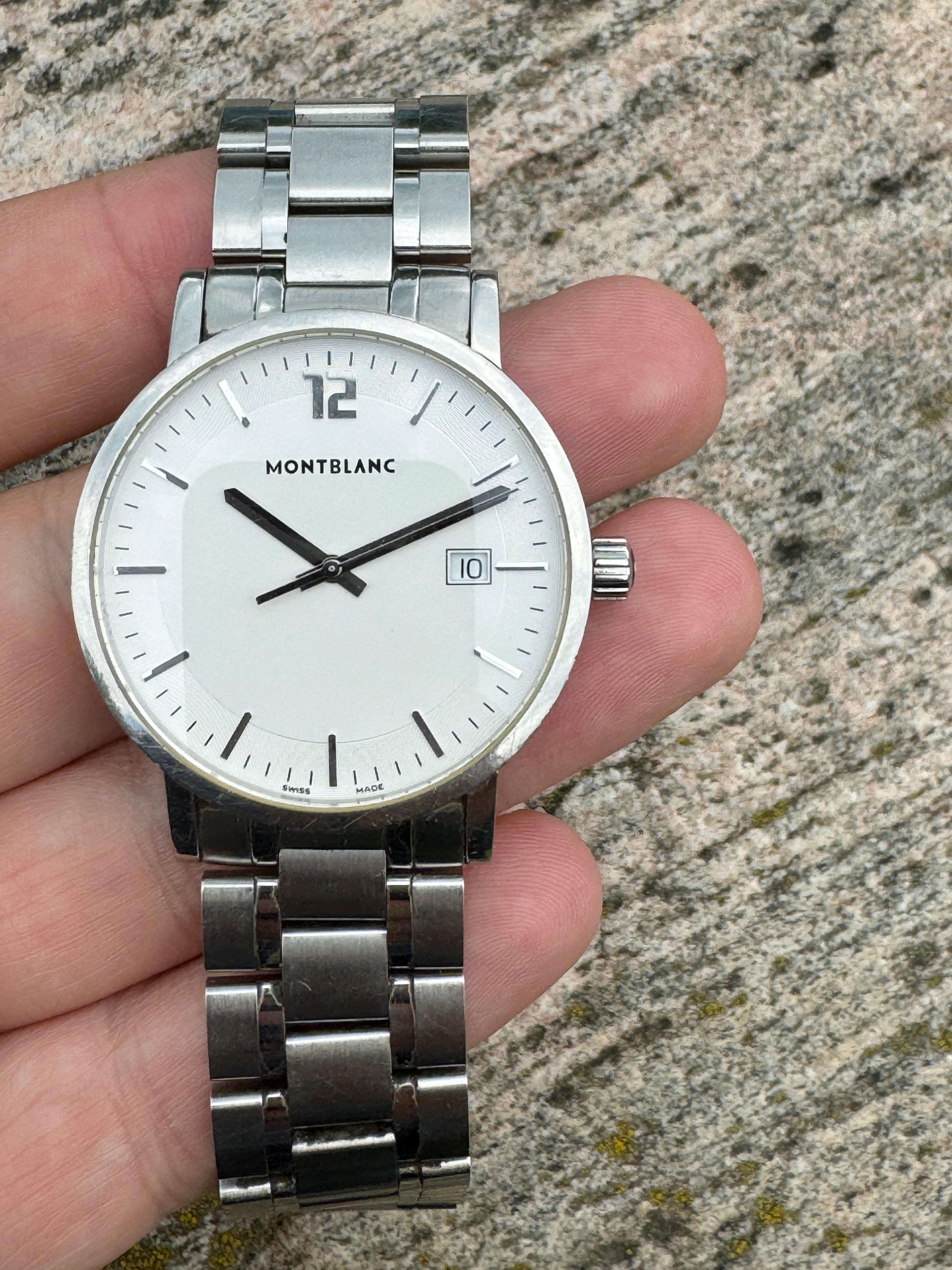 Montblanc Summit 7093 Edelstahl-Uhr 5