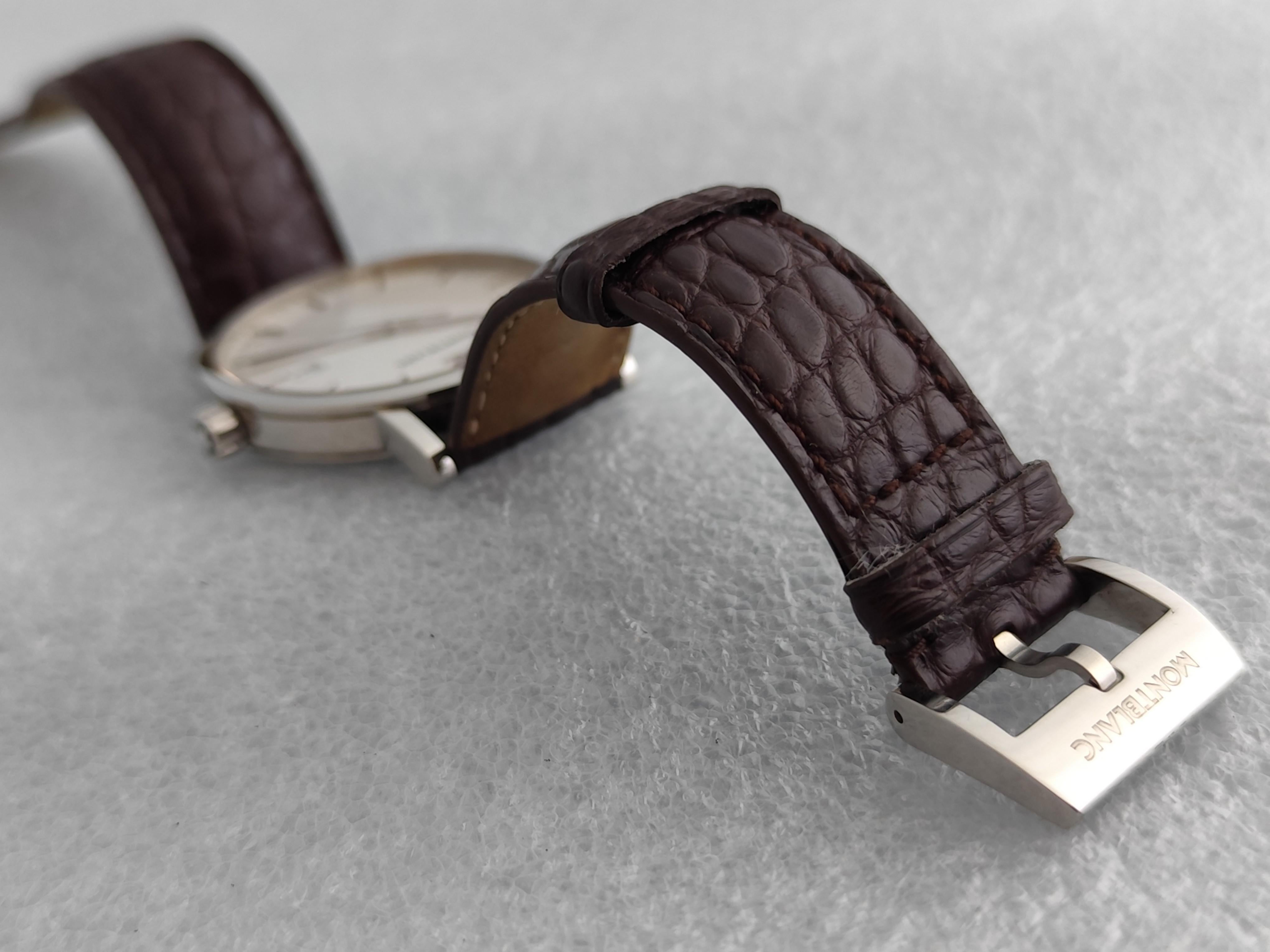 Montblanc Summit 7093 Stainless Steel Watch Full Set For Sale 6