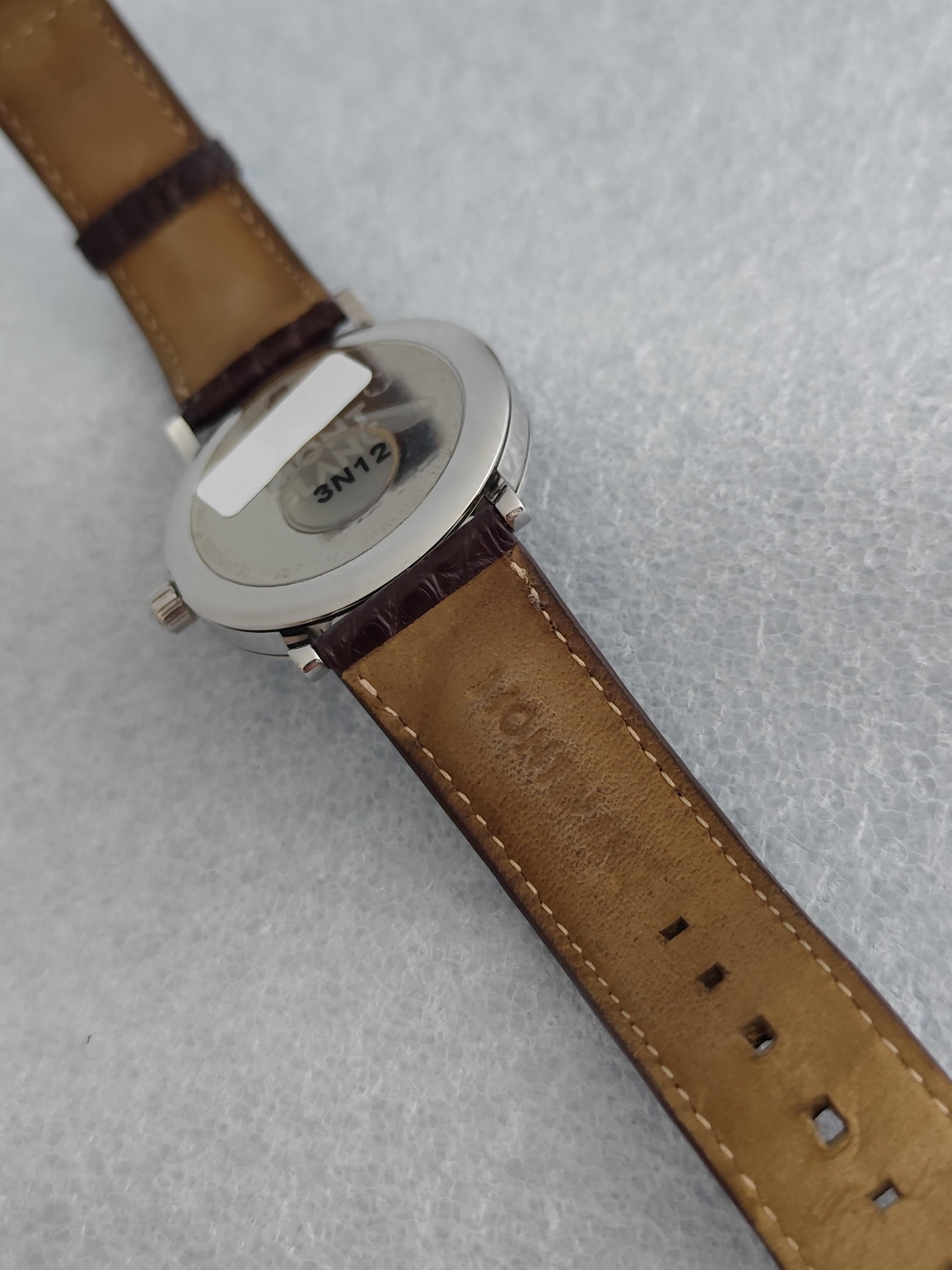 Montblanc Summit 7093 Stainless Steel Watch Full Set For Sale 5