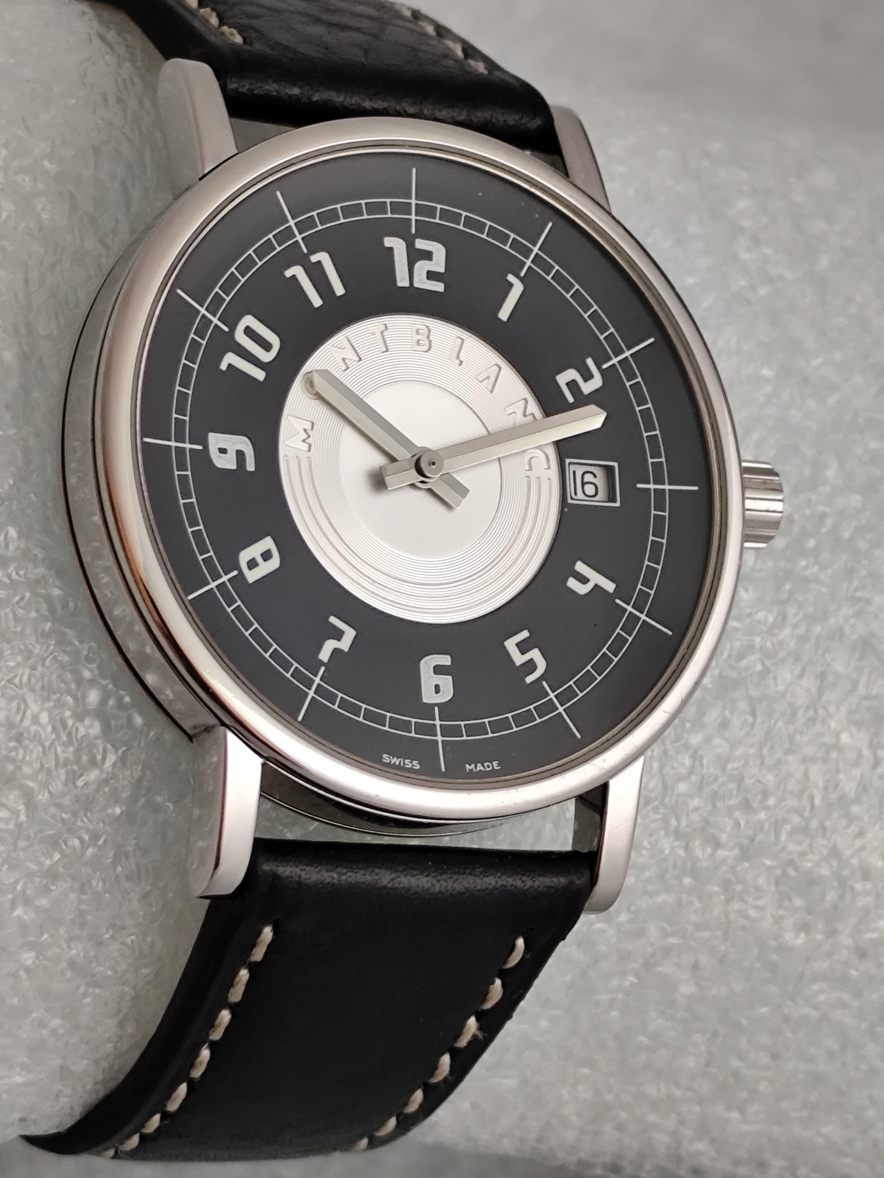 Brand: Montblanc

Model: Summit Pix

Reference Number: 7045

Country Of Manufacture: Switzerland

Movement: Quartz

Case Material: Stainless steel

Measurements : Case width: 38 mm. (without crown)

Band Type : Aftermarket With Original Montblanc