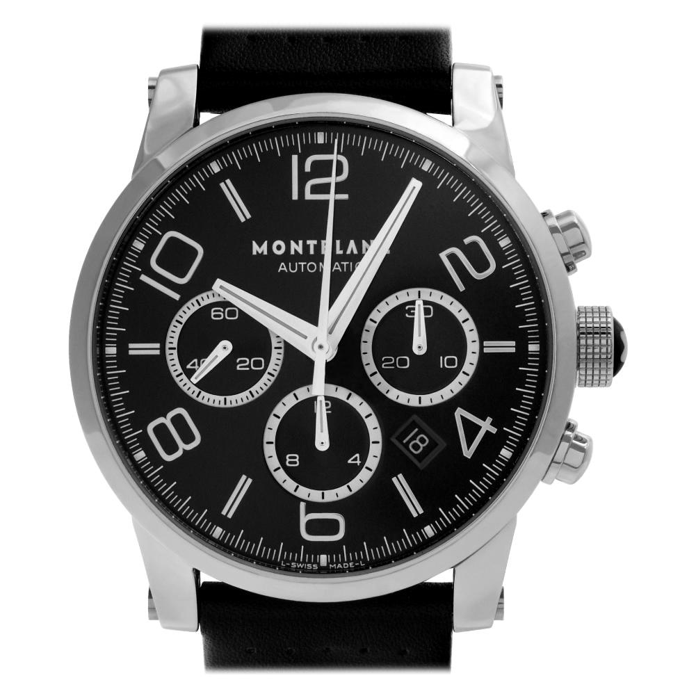 Montblanc Timewalker 7069, Black Dial, Certified and Warranty For Sale