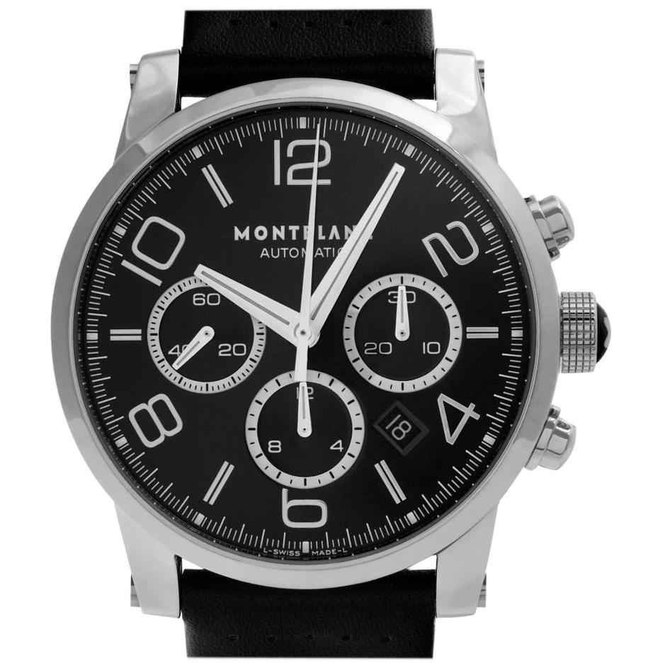 Montblanc Timewalker 7069, Black Dial, Certified and Warranty