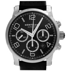 Montblanc Timewalker 7069:: schwarzes Zifferblatt:: zertifiziert und Garantie