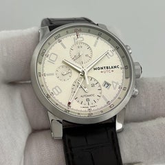 Montblanc Timewalker ChronoVoyager UTC 107065 43mm Stainless Steel Box Paper