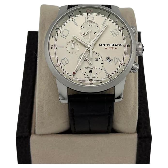 Montblanc Timewalker ChronoVoyager UTC 107065 43mm Acero inoxidable Caja Papel