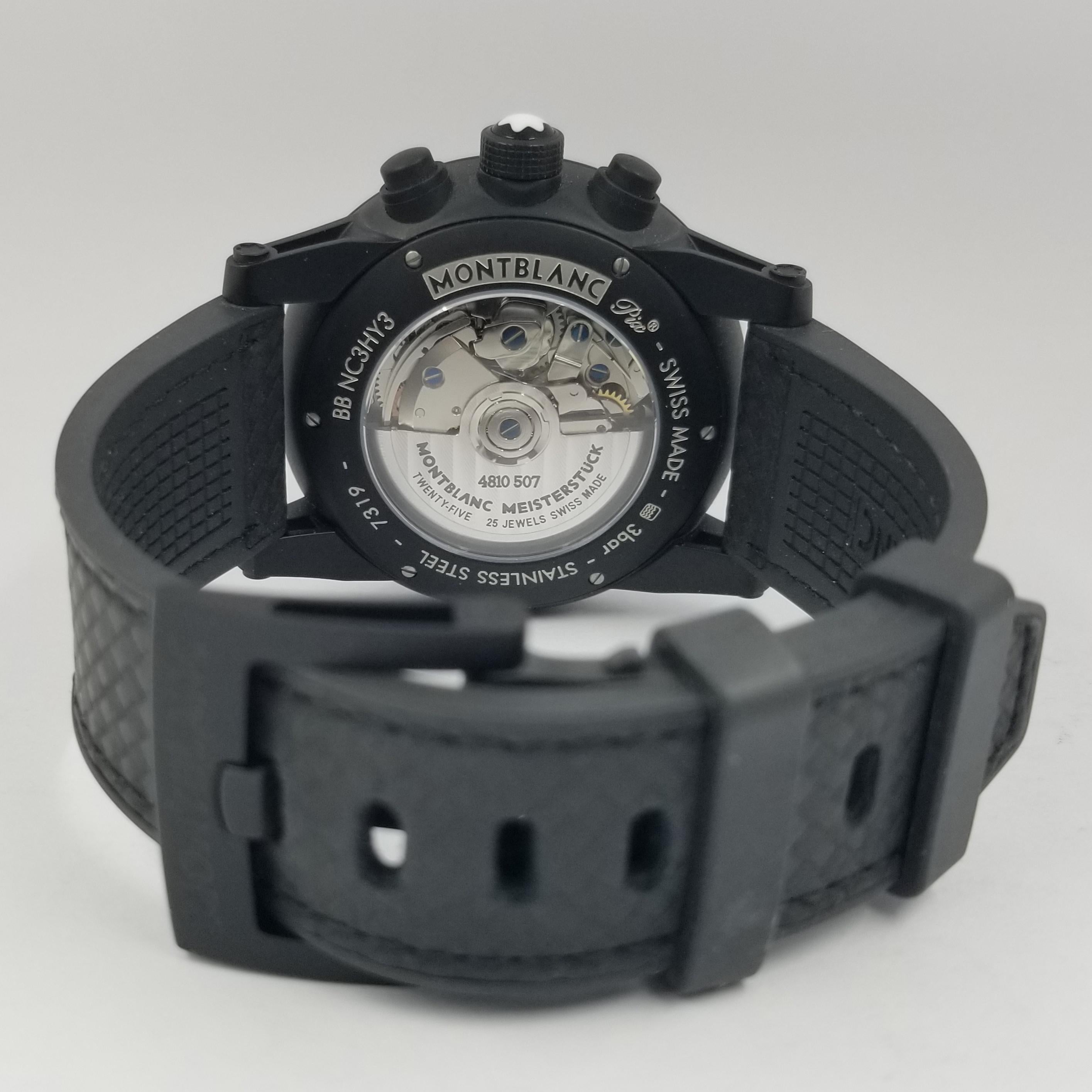 Montblanc Timewalker Extreme Chronograph Wristwatch In New Condition In Coral Gables, FL