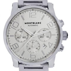 Men's Montblanc Chronograph Timewalker Stainless Steel Watch