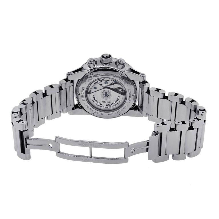 Men's Montblanc Chronograph Timewalker Stainless Steel Watch 1