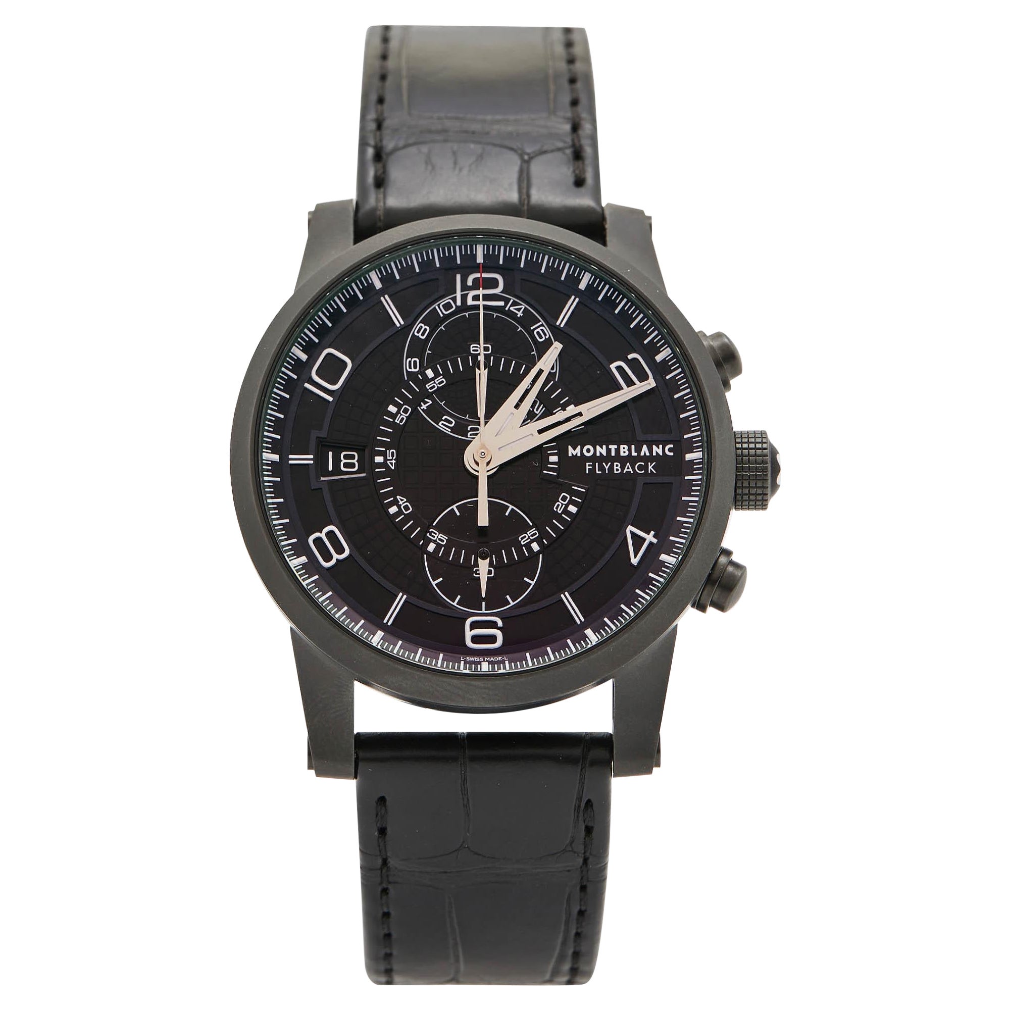 Montblanc Titan Timewalker Twinfly 106507 Limitierte Auflage Armbanduhr 43 mm