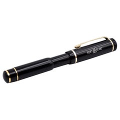 Montblanc Vintage Black Resin and Gold-Plated Small Ballpoint Pen