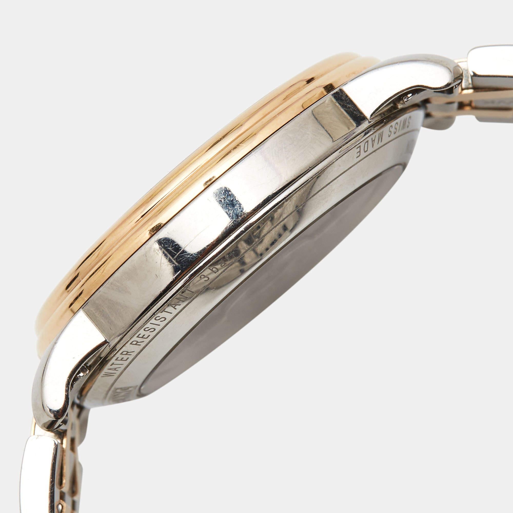Montblanc White 18k Rose Gold Stainless Steel Tradition 114369 ...