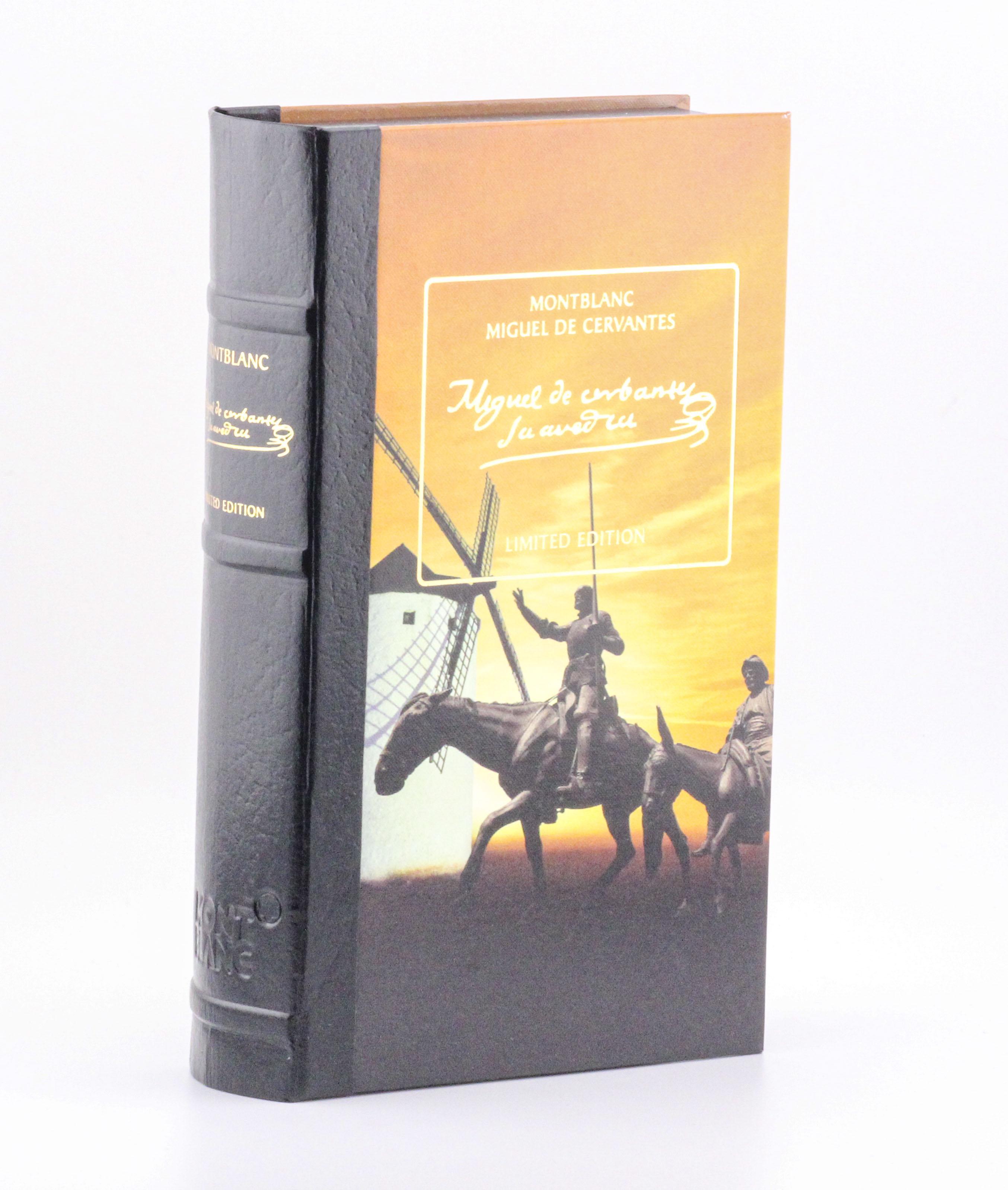 Penna a sfera Montblanc Writer Series Miguel Cervantes con libro Don Quijote +BP In condizioni ottime in vendita a Simpsonville, SC