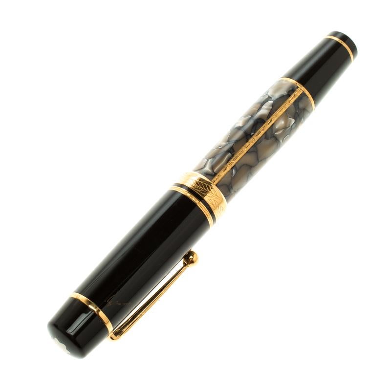 Contemporary Montblanc Writers Edition Alexandre Dumas Limited Edition Fountain Pen, 18k Gold