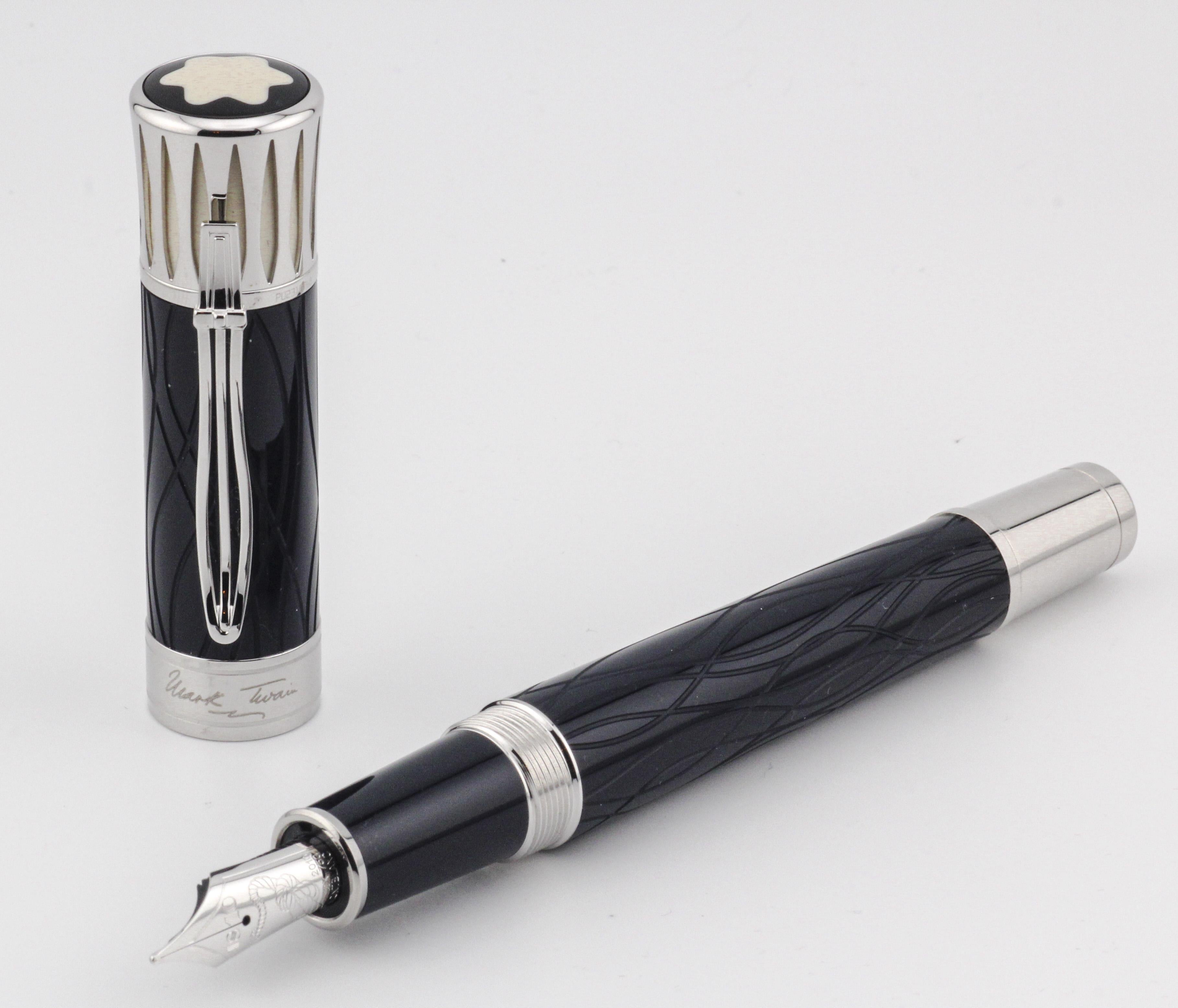 MONTBLANC Writers Edition Mark Twain Fountain Pen Limited Edition For Sale 4