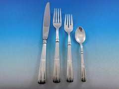 Monte Napleone de Calegaro Buccellati Italia Juego de cubiertos de plata de ley 118 piezas