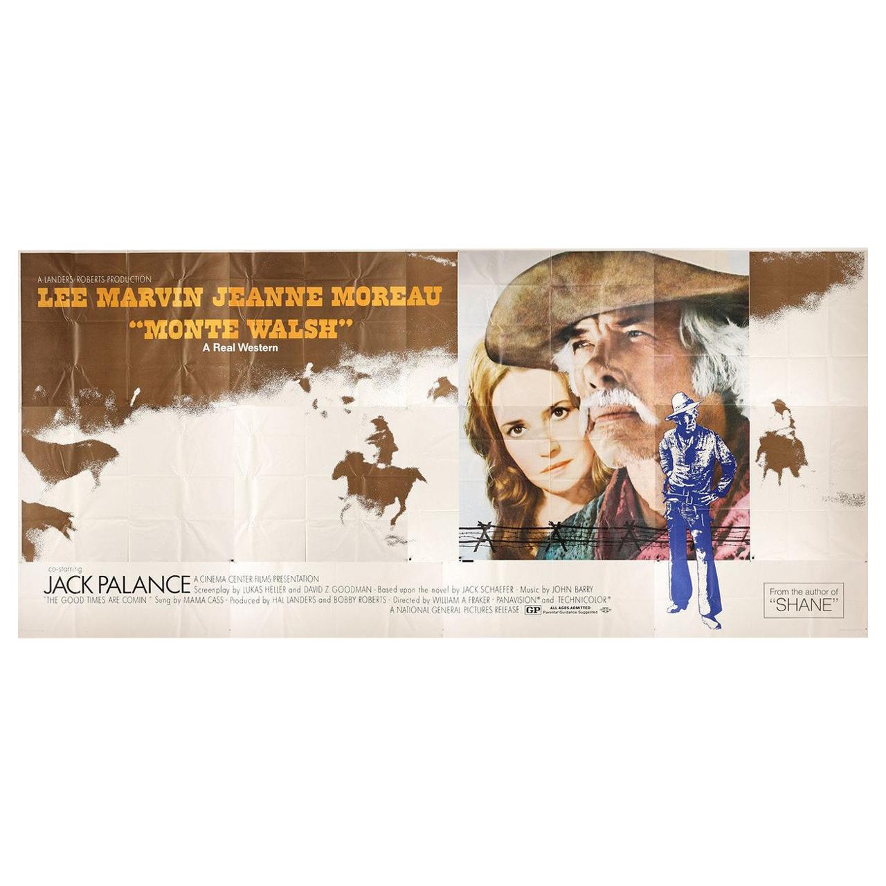 "Monte Walsh" 1970 U.S. 24 Sheet Film Poster