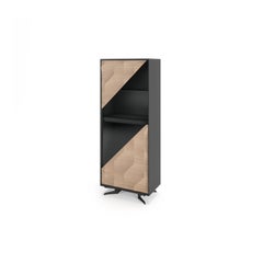 Monte Carlo Display Cabinet w/ 2 Wood and Glass Doors