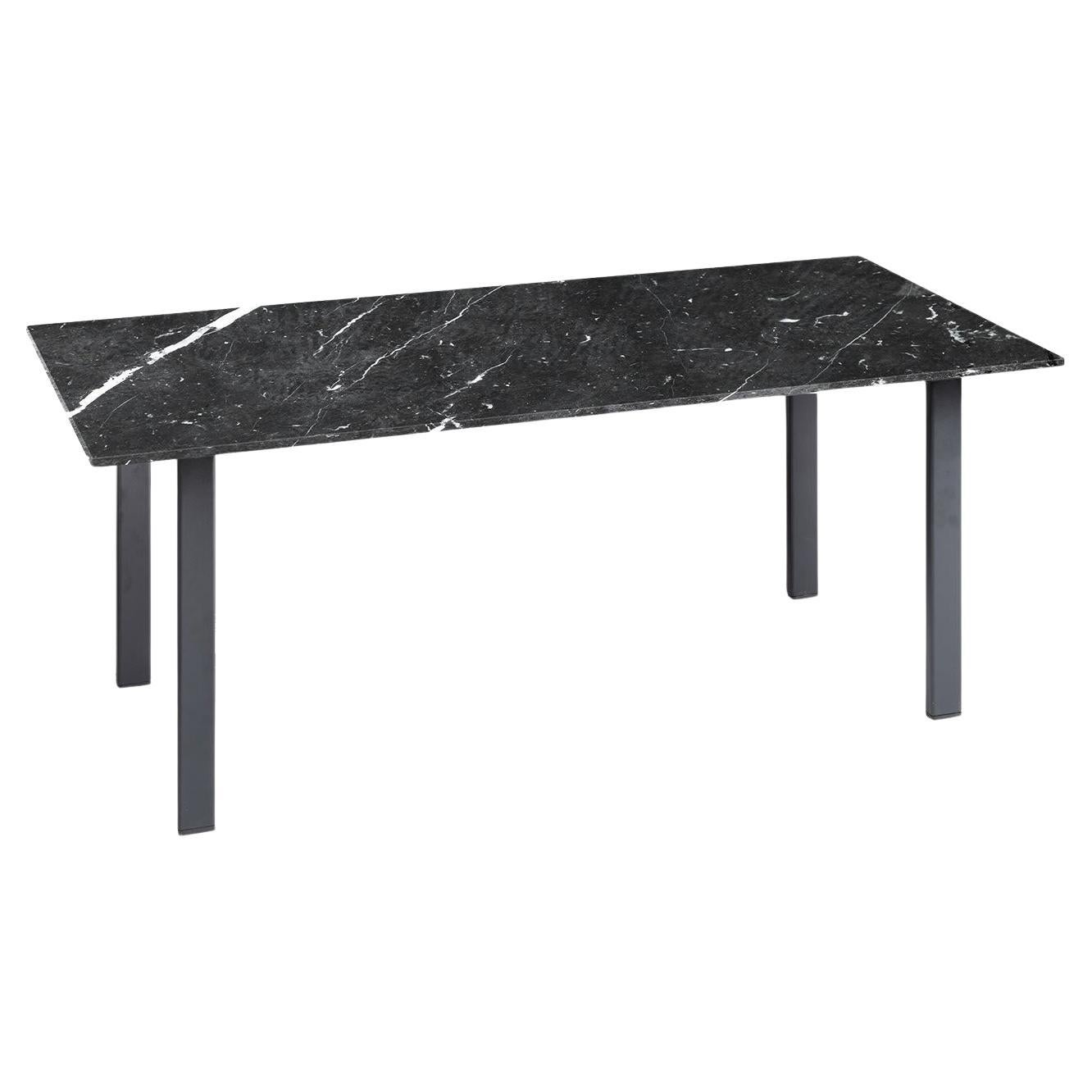 Montecristo Black Marquinia Dining Table For Sale