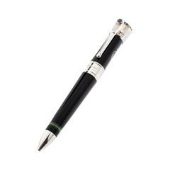 Montegrappa Black PELÉ P10 Limited Edition Black Sterling Silver Ballpoint Pen