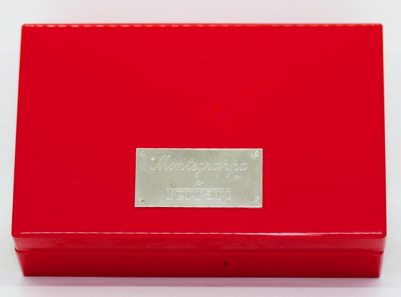 Montegrappa für Ferrari FB Annual Edition Brunnenstift Limitierte Auflage in Racing Red Herren im Angebot