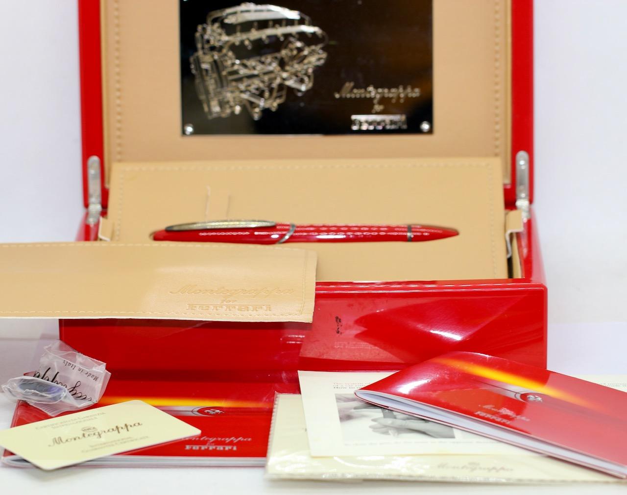 Montegrappa für Ferrari FB Annual Edition Brunnenstift Limitierte Auflage in Racing Red im Angebot 1
