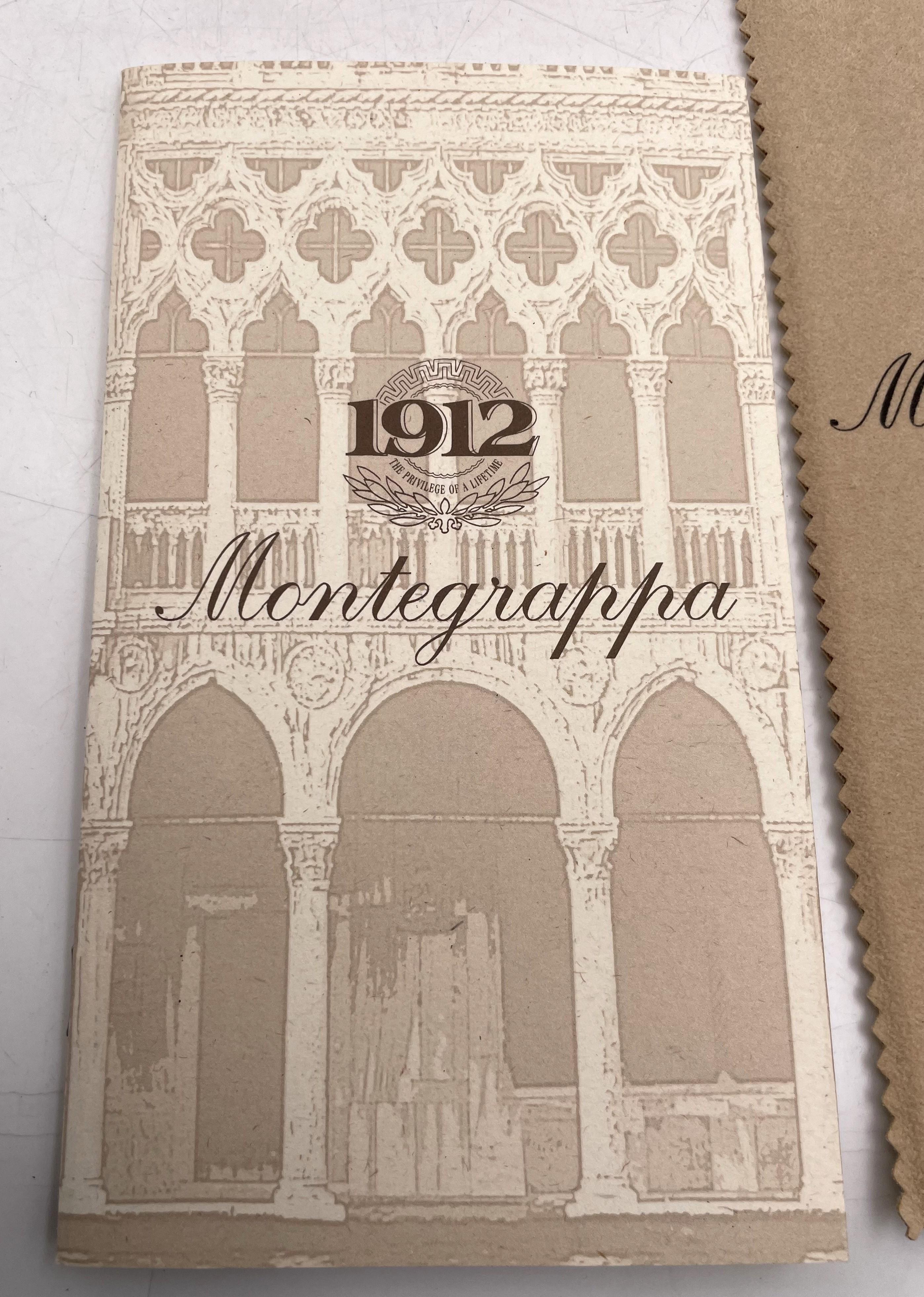 Montegrappa Special Reserve 1996 Sterling Silver Rollerball Pen Limited Edition For Sale 12