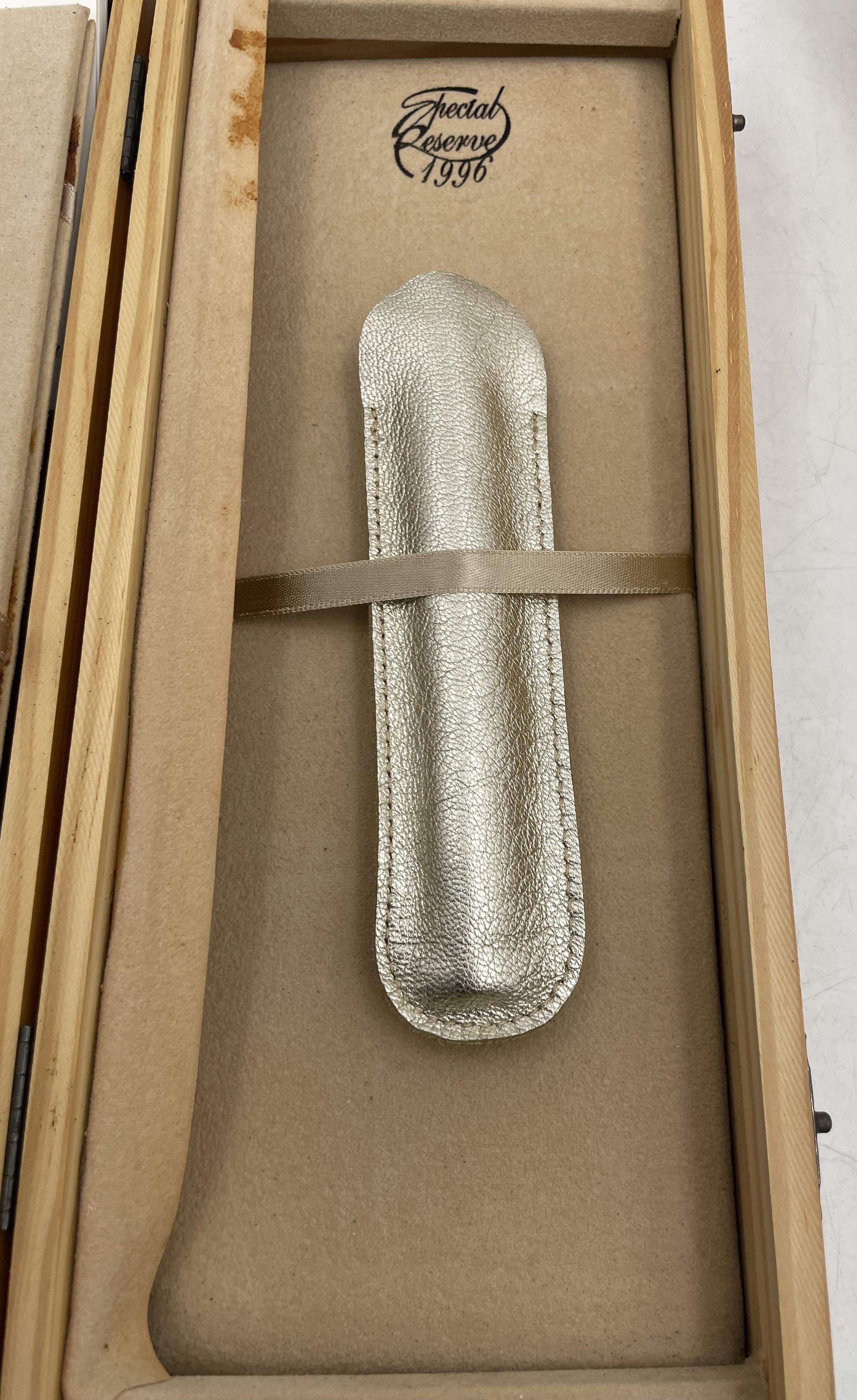 Montegrappa Special Reserve 1996 Sterling Silver Rollerball Pen Limited Edition For Sale 4