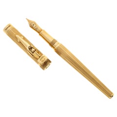 Montegrappa "Tribute to Ayrton Senna" Fountain Pen in 18k Yellow Gold Highly