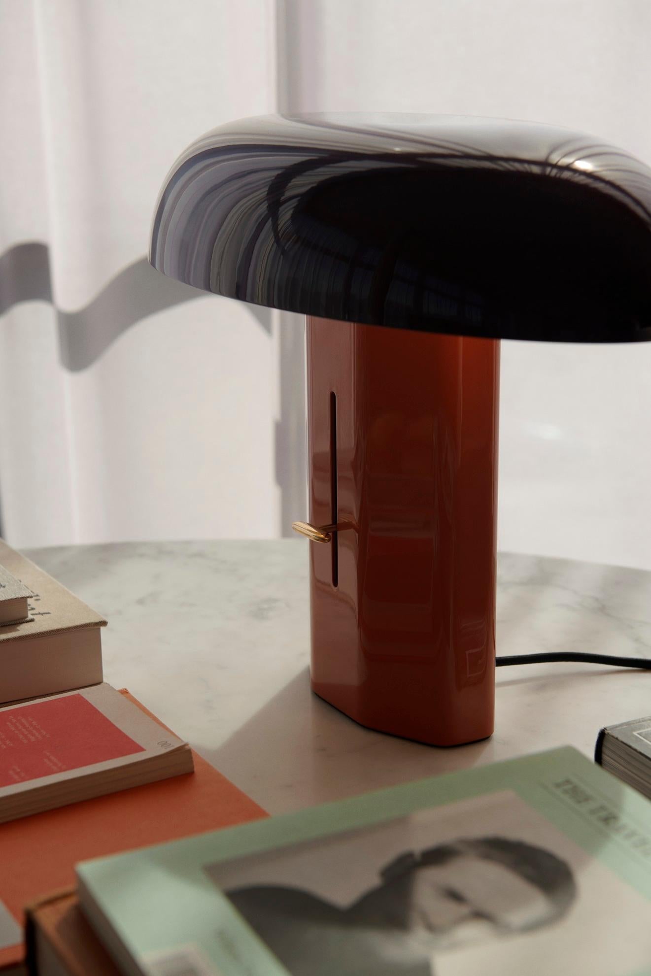 XXIe siècle et contemporain Lampe de bureau Montera JH42, ambre et rubis, de Jaime Hayon pour &Tradition  en vente