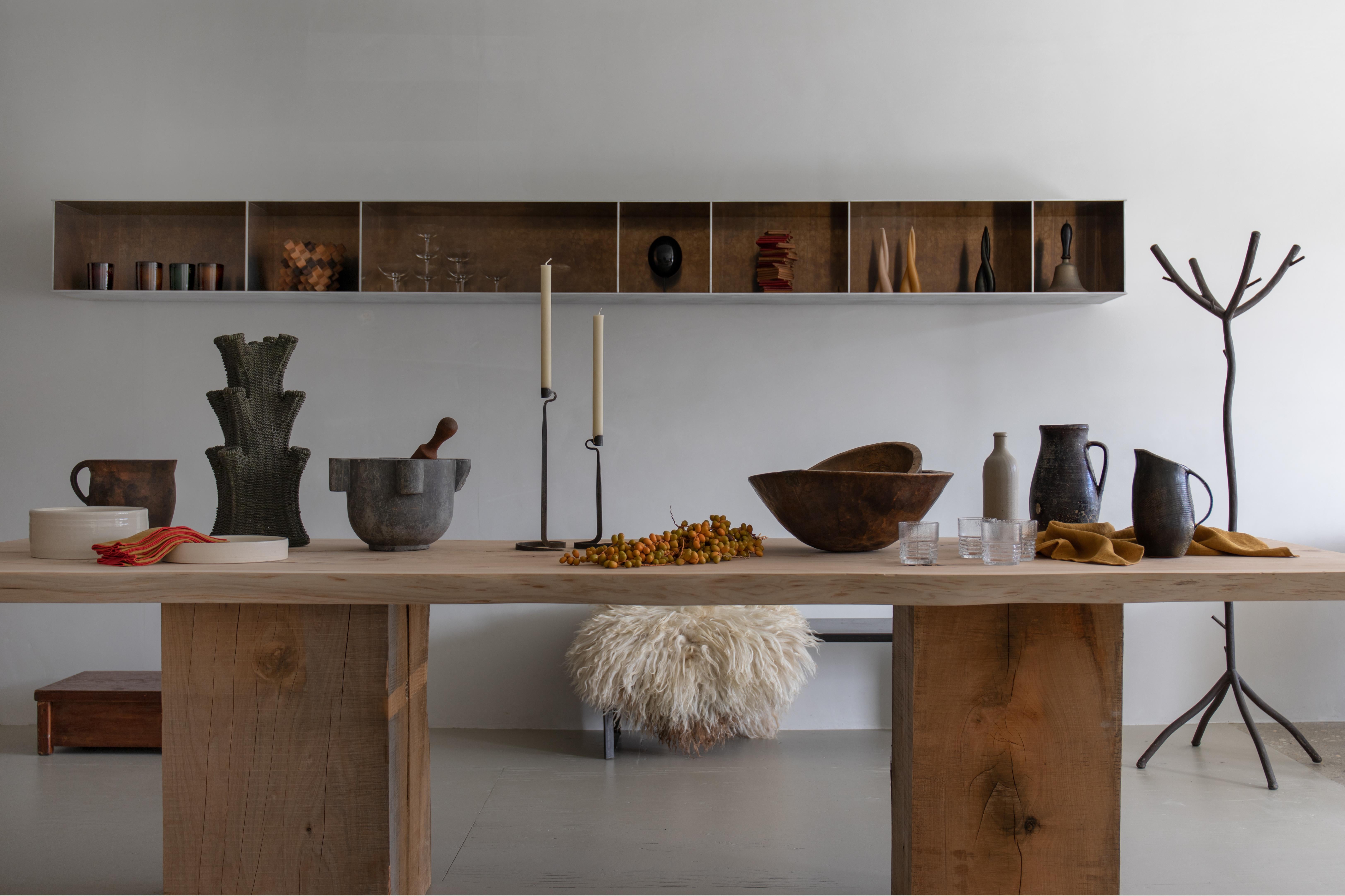 Organic Modern Monterey Cypress Slab Table