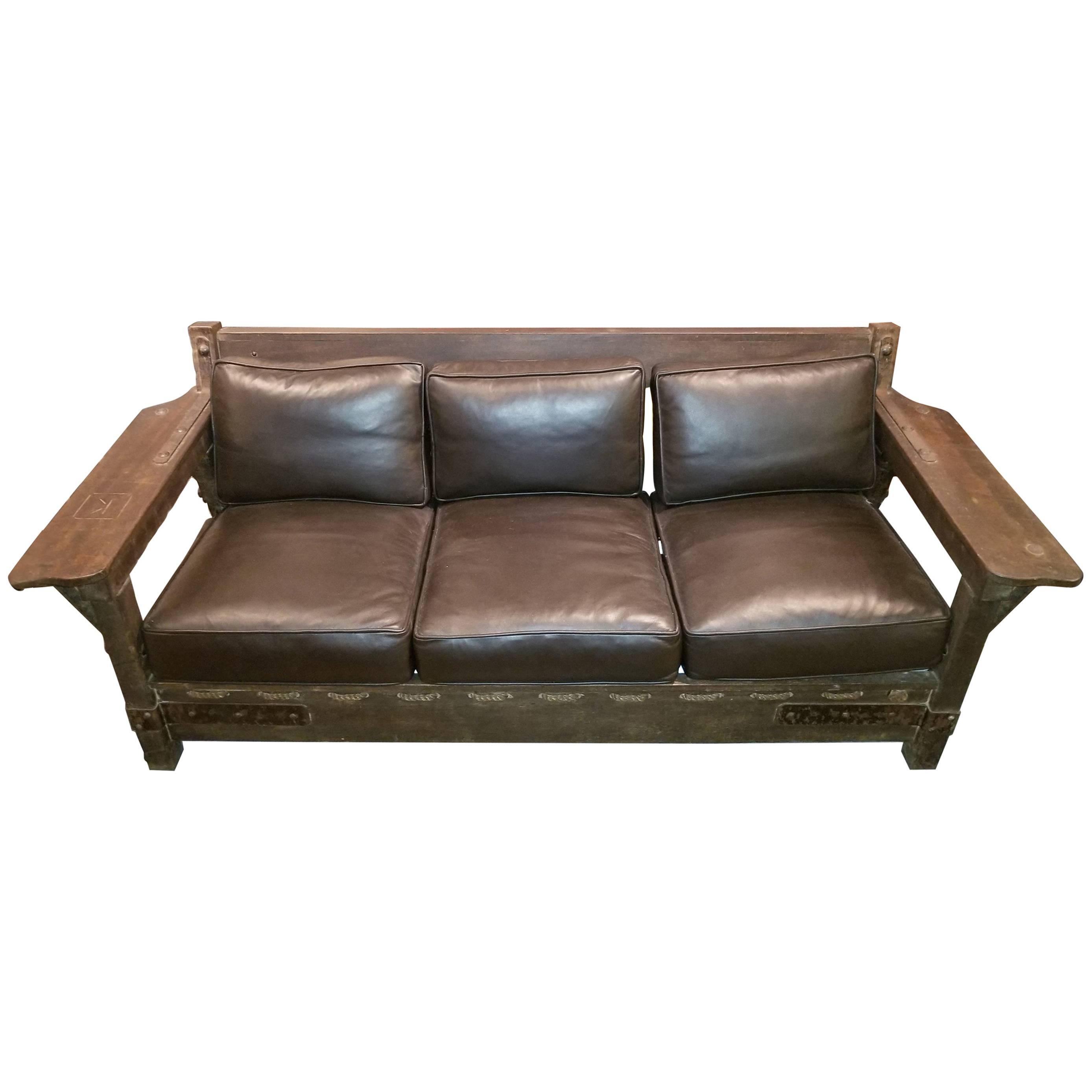 Monterey Leather Sofa