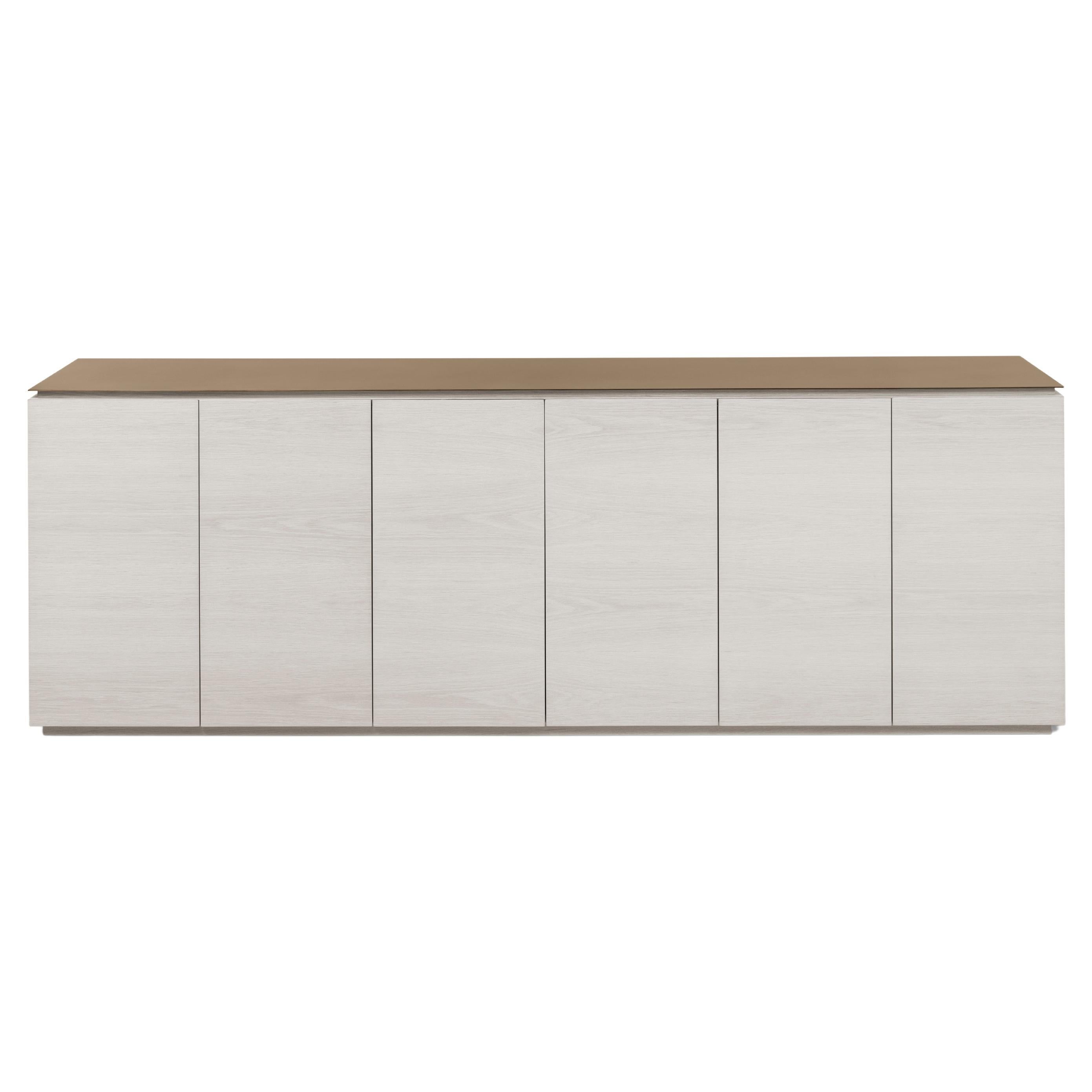 Monterrey Credenza in Wood and Metal For Sale