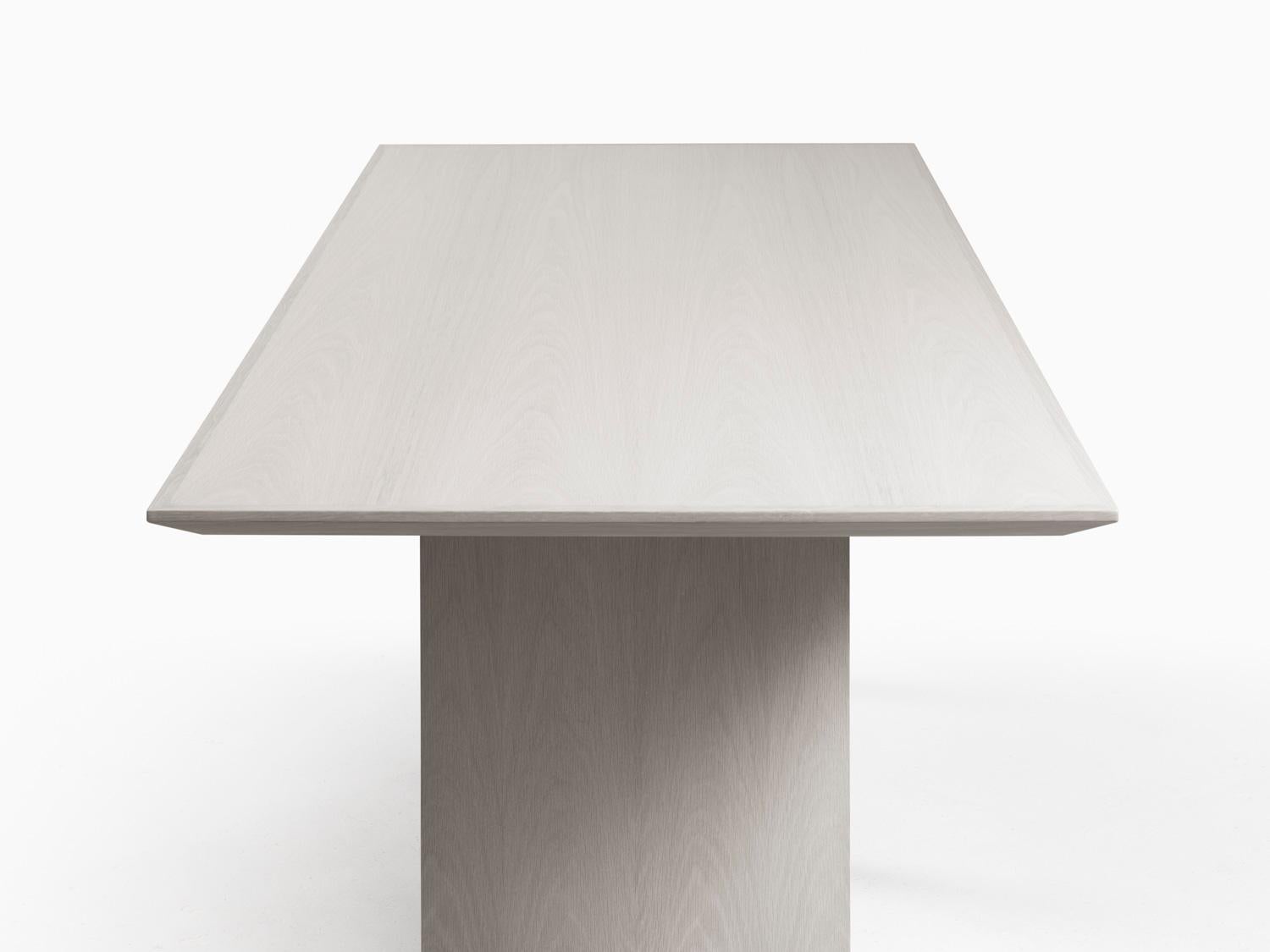 Contemporary Monterrey Dining Table in Wood and Lacquer For Sale