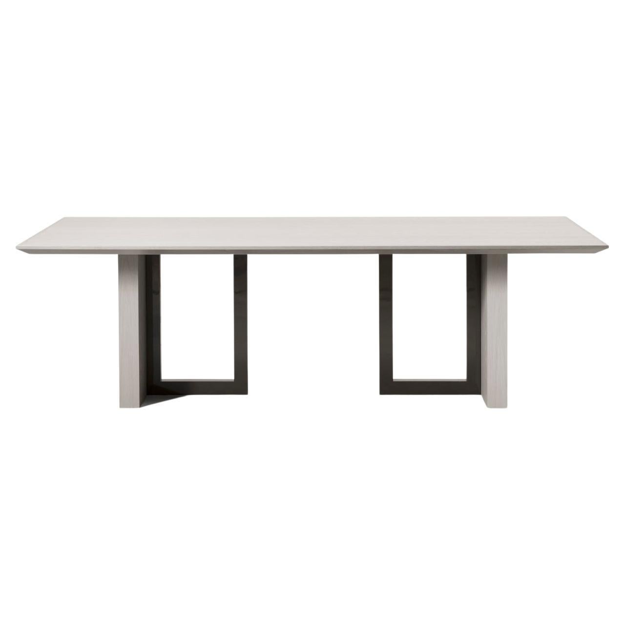 Monterrey Dining Table in Wood and Lacquer