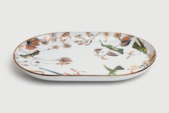 Monteverde, Contemporary Decorated Porcelain Tray Design by Vito Nesta
